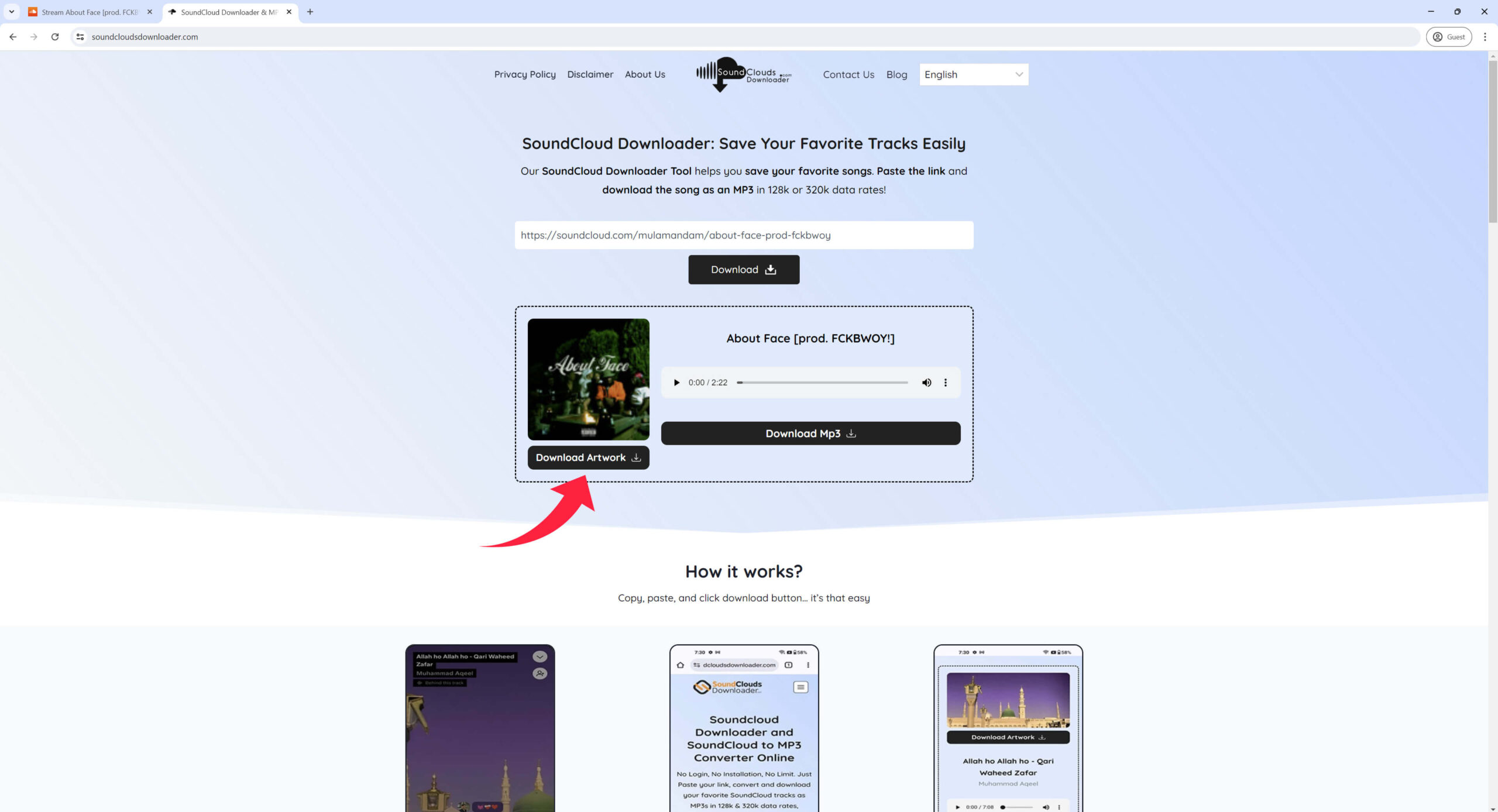 How to Download Artwork from SoundCloud?